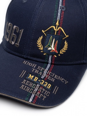 Бейсболка темно-синего цвета Aeronautica Militare