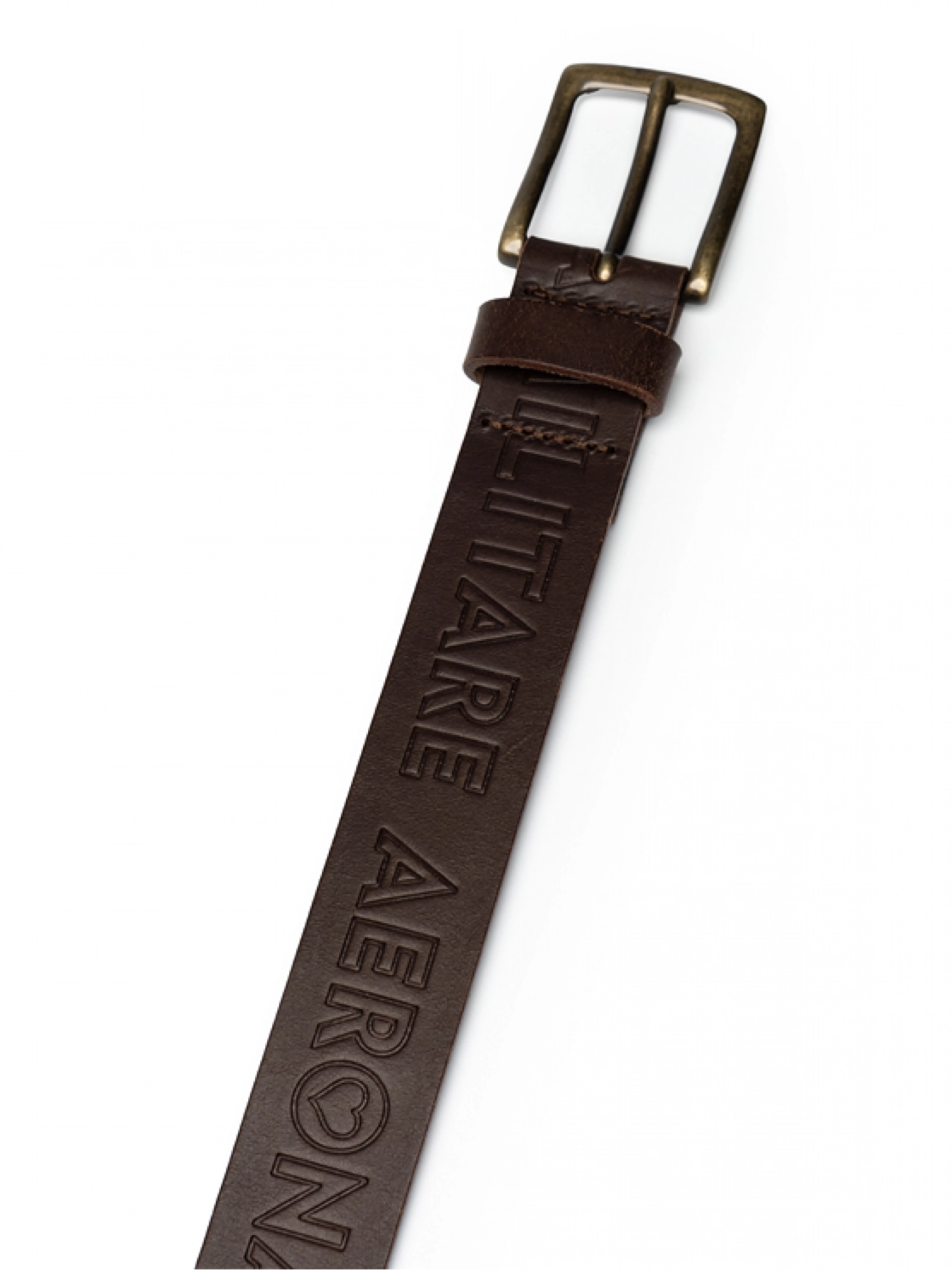 Ремень коричневого цвета Aeronautica Militare