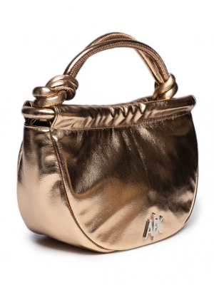 Сумка хобо золотистый металлик medium Armani Exchange