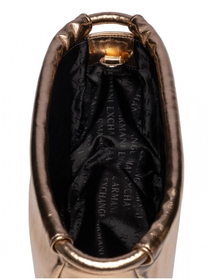 Сумка хобо золотистый металлик medium Armani Exchange