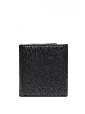 Кошелек черного цвета с надписью лого бренда Armani Exchange