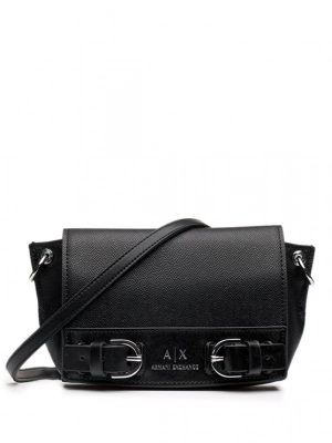 Сумка кроссбоди в черном цвете с ремешком Armani Exchange