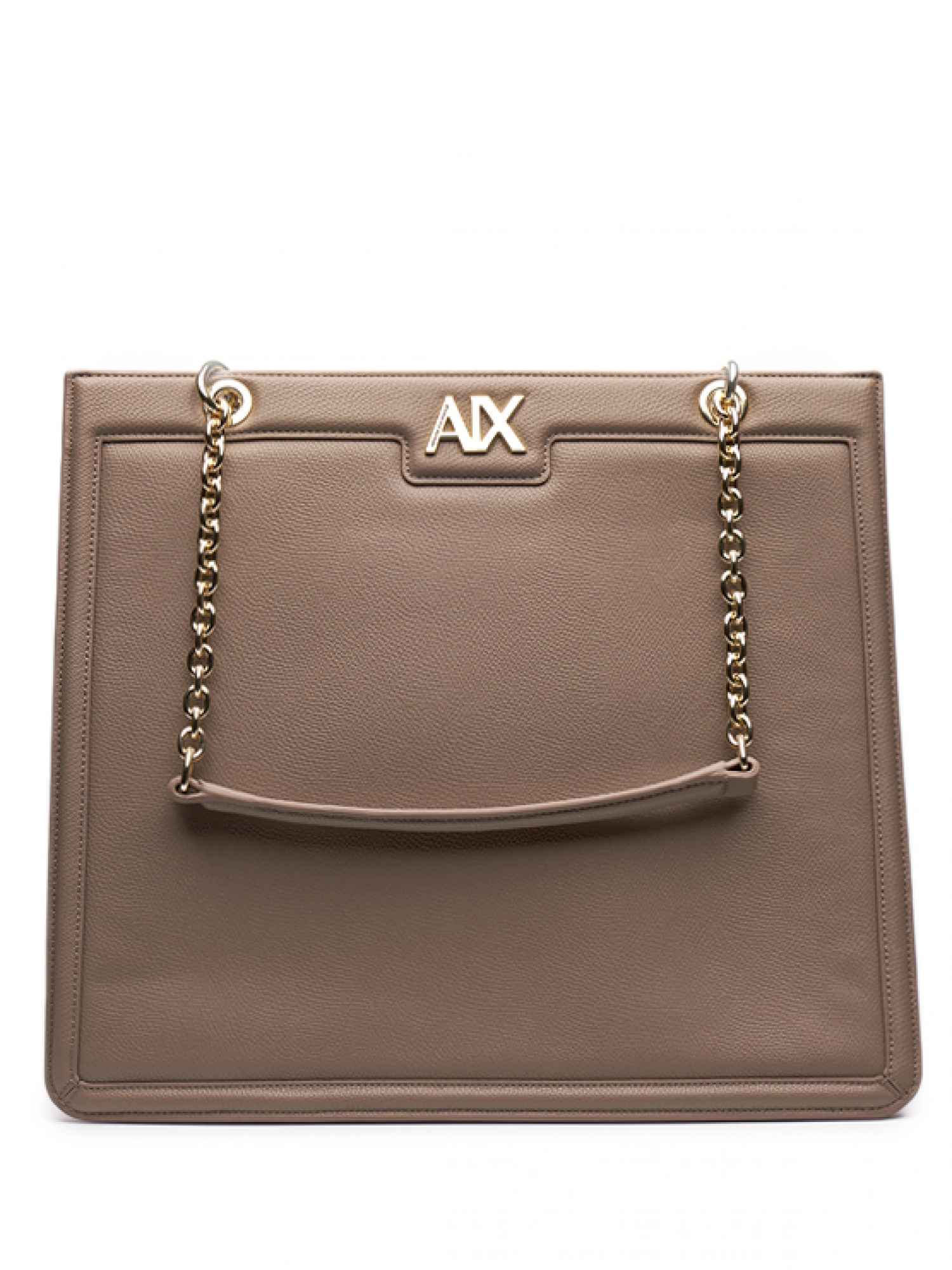 Сумка тоут в бежевом цвете Armani Exchange