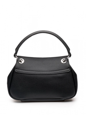 Сумка почтальон в черном цвете с ручками Armani Exchange