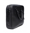 Черная сумка-кейс с названием бренда Armani Exchange