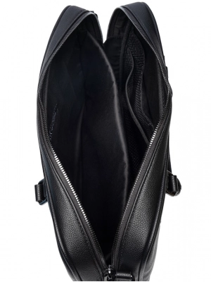 Сумка портфель в черном цвете с логотипом бренда Armani Exchange