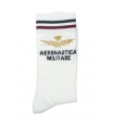 Носки белого цвета с лого бренда Aeronautica Militare