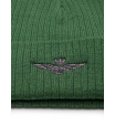 Шапка зеленого цвета с вышитым орлом Aeronautica Militare