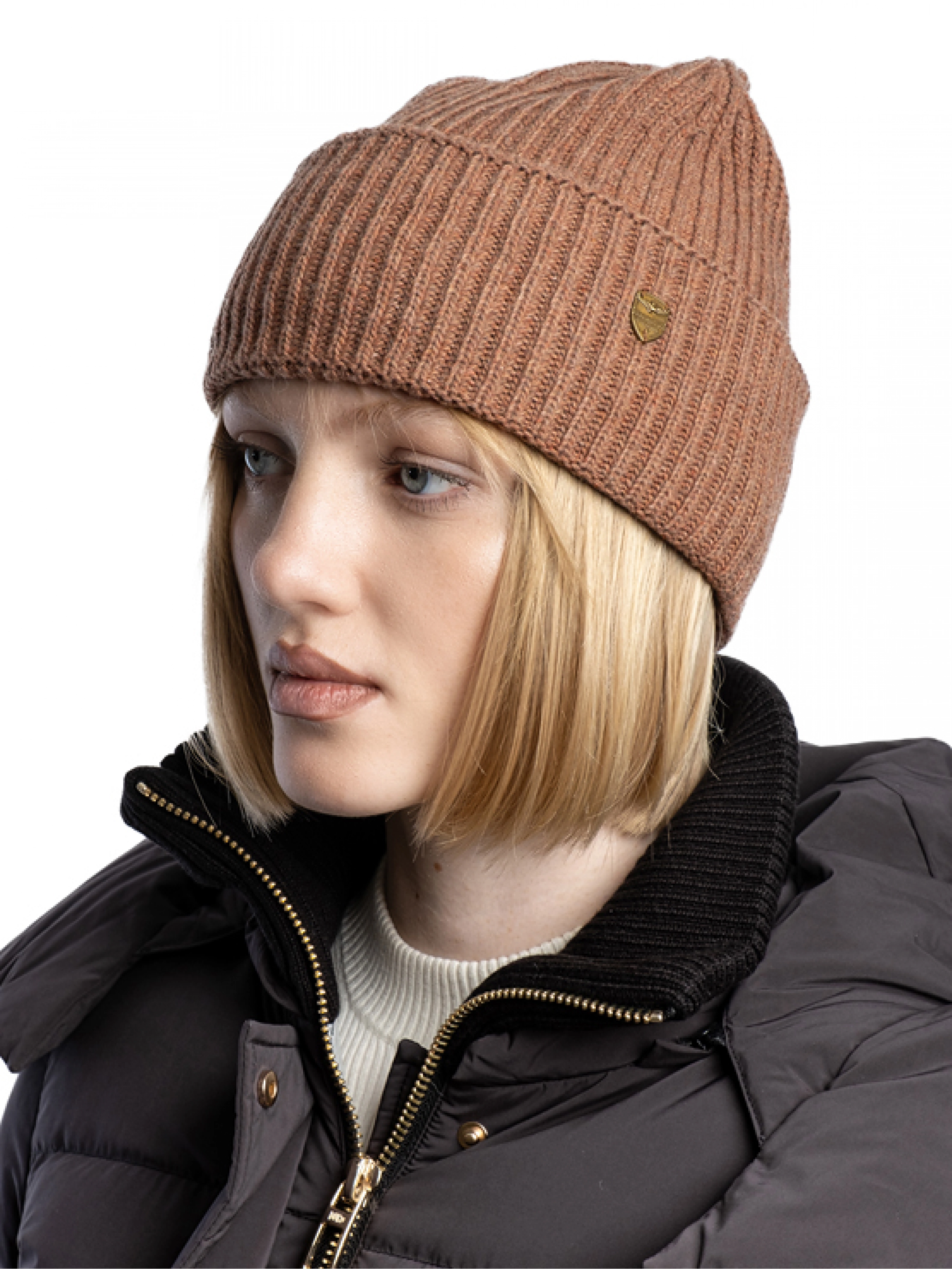 Шапка в коричневом цвете Aeronautica Militare