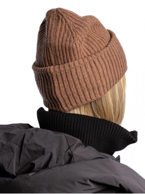 Шапка в коричневом цвете Aeronautica Militare