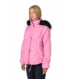 Утепленная зимняя куртка розового цвета Armani Exchange