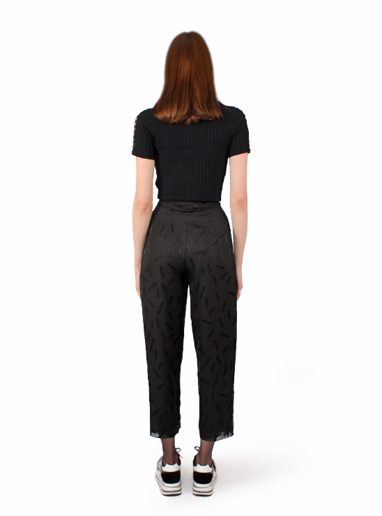 Черные брюки кюлоты Armani Exchange