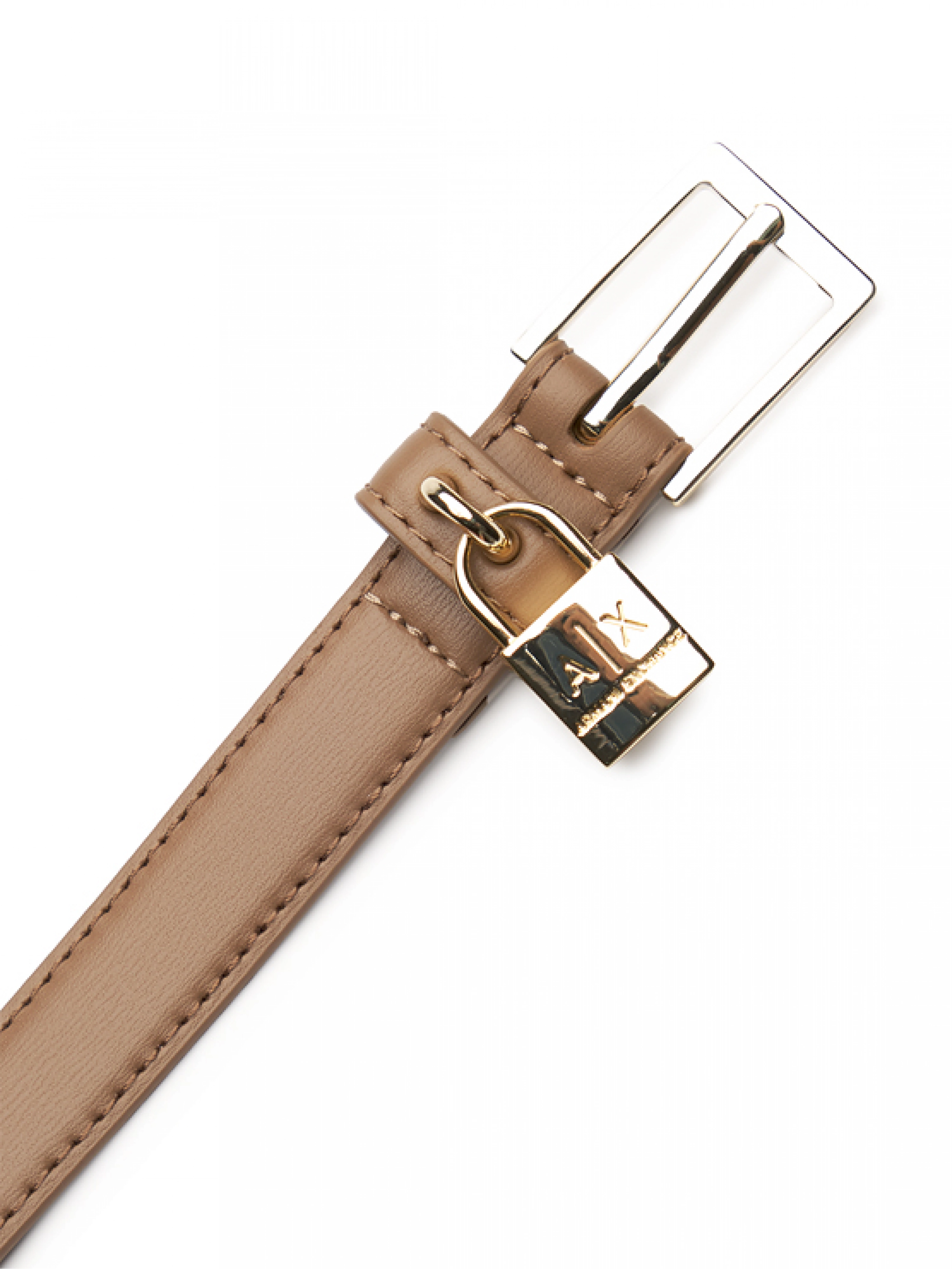 Ремень в коричневом цвете с замком Armani Exchange