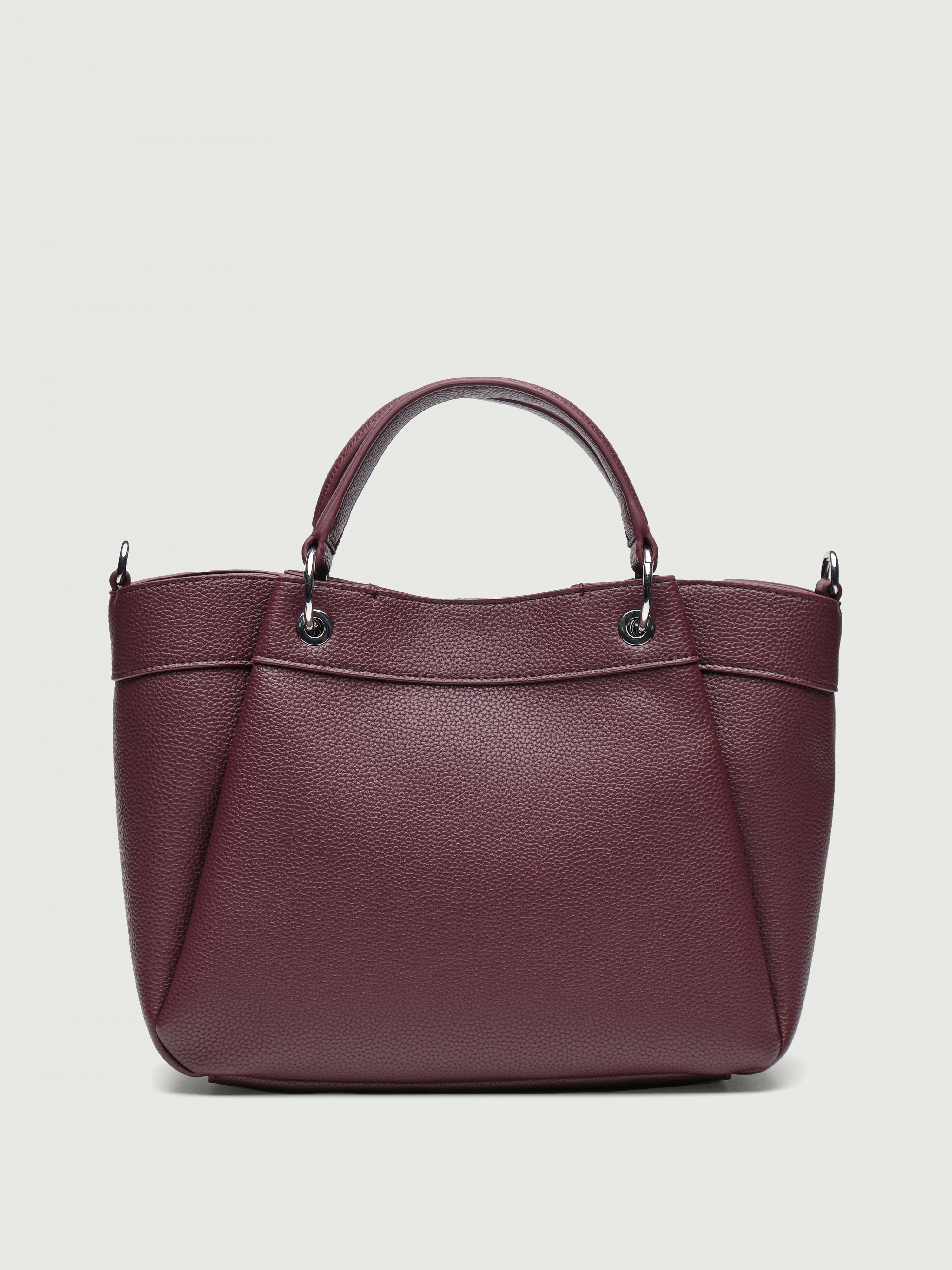 Сумка тоут в бордовом цвете Armani Exchange