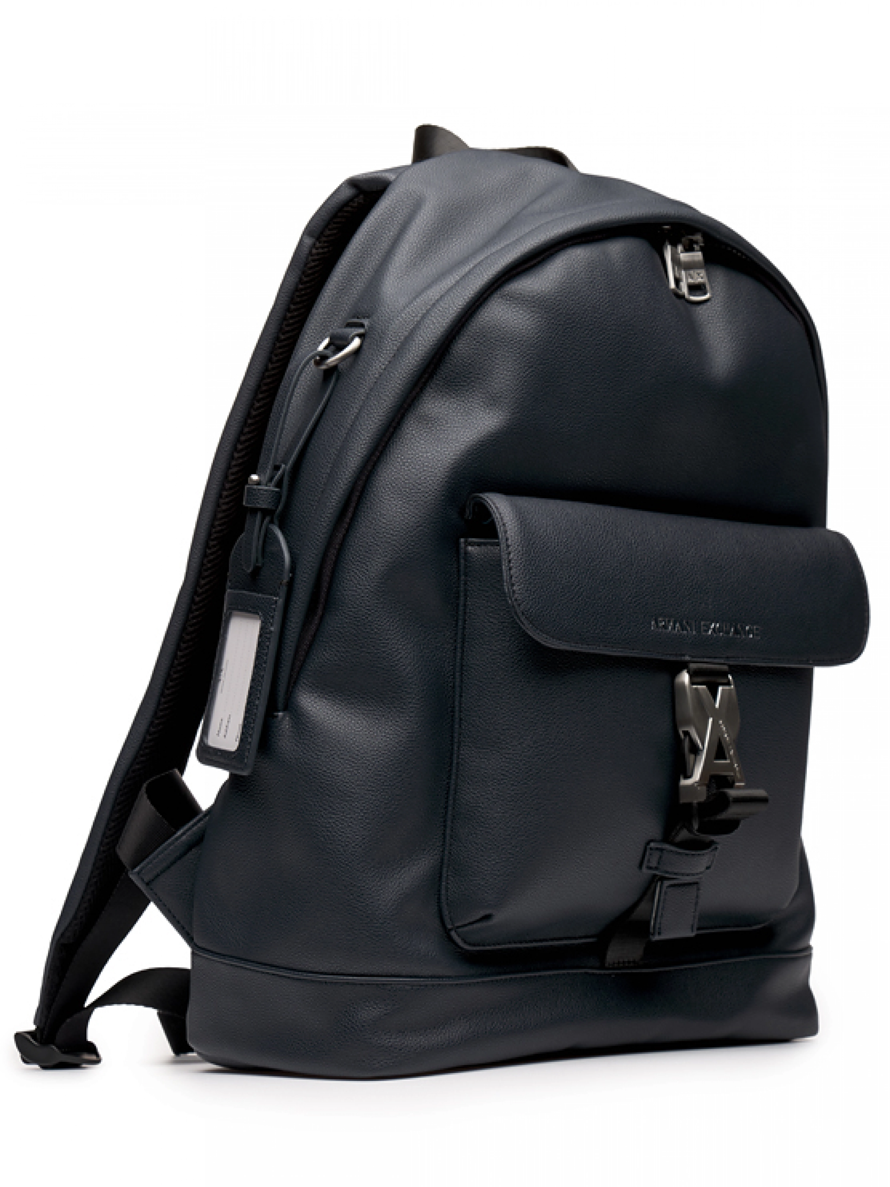 Рюкзак в темно-синем цвете с накладным карманом Armani Exchange