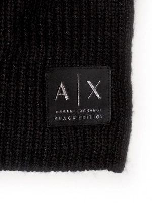 Шарф в черном цвете Armani Exchange