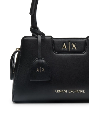 Черная сумка кросс-боди из эко кожи Armani Exchange