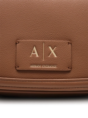 Сумка кросс-боди в рыжем цвете Armani Exchange