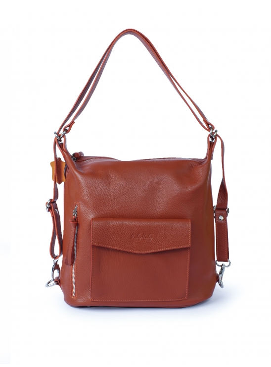 Кожаная сумка - рюкзак Oi Trend