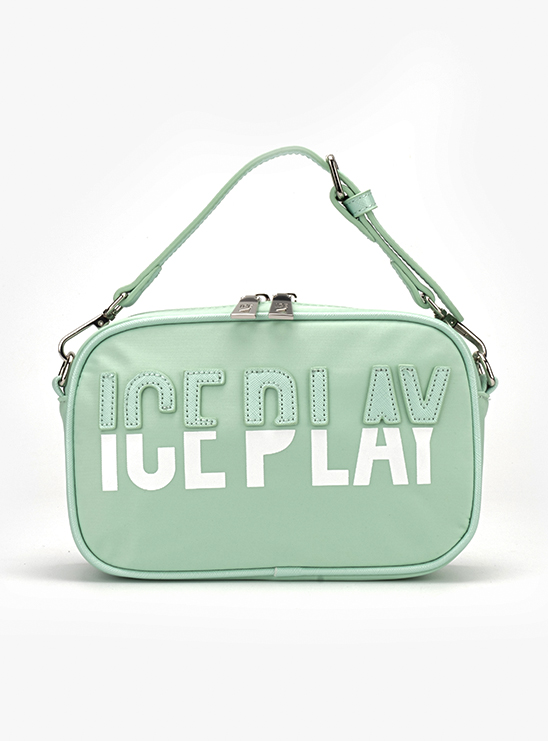 Сумка мятного цвета с фирменным лого бренда Ice Play