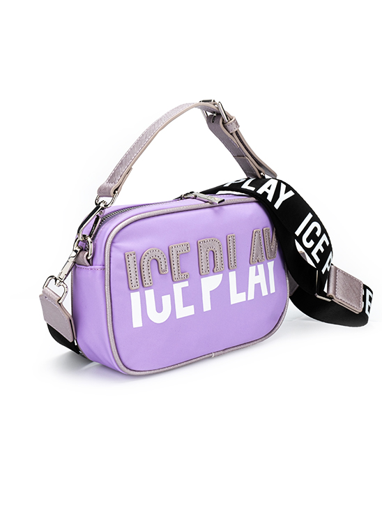 Сиреневая сумка с лого бренда Ice Play