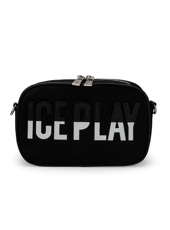 Cумка черного цвета с фирменным лого бренда Ice Play