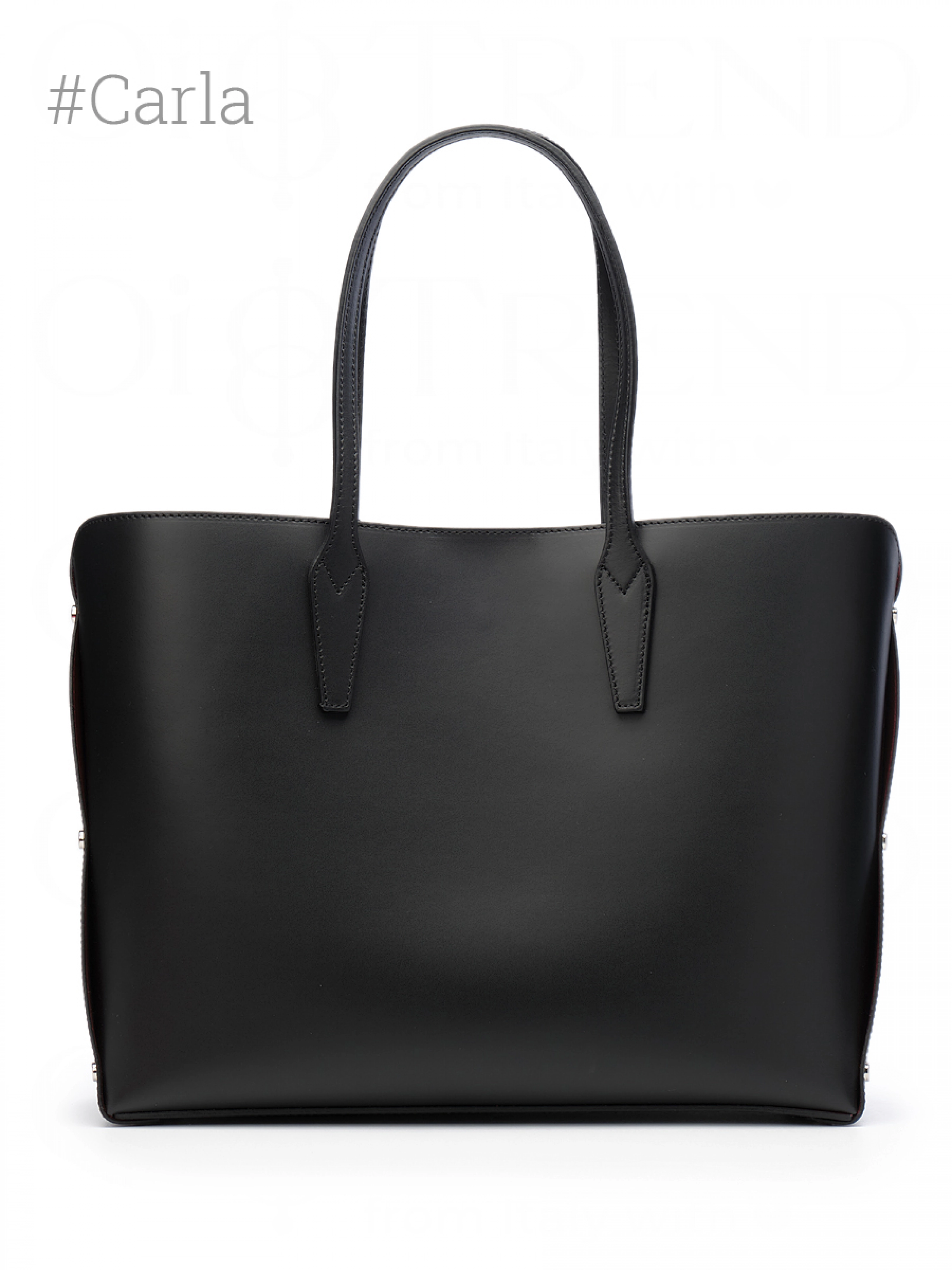 Сумка шоппер Carla в черном цвете OiTREND
