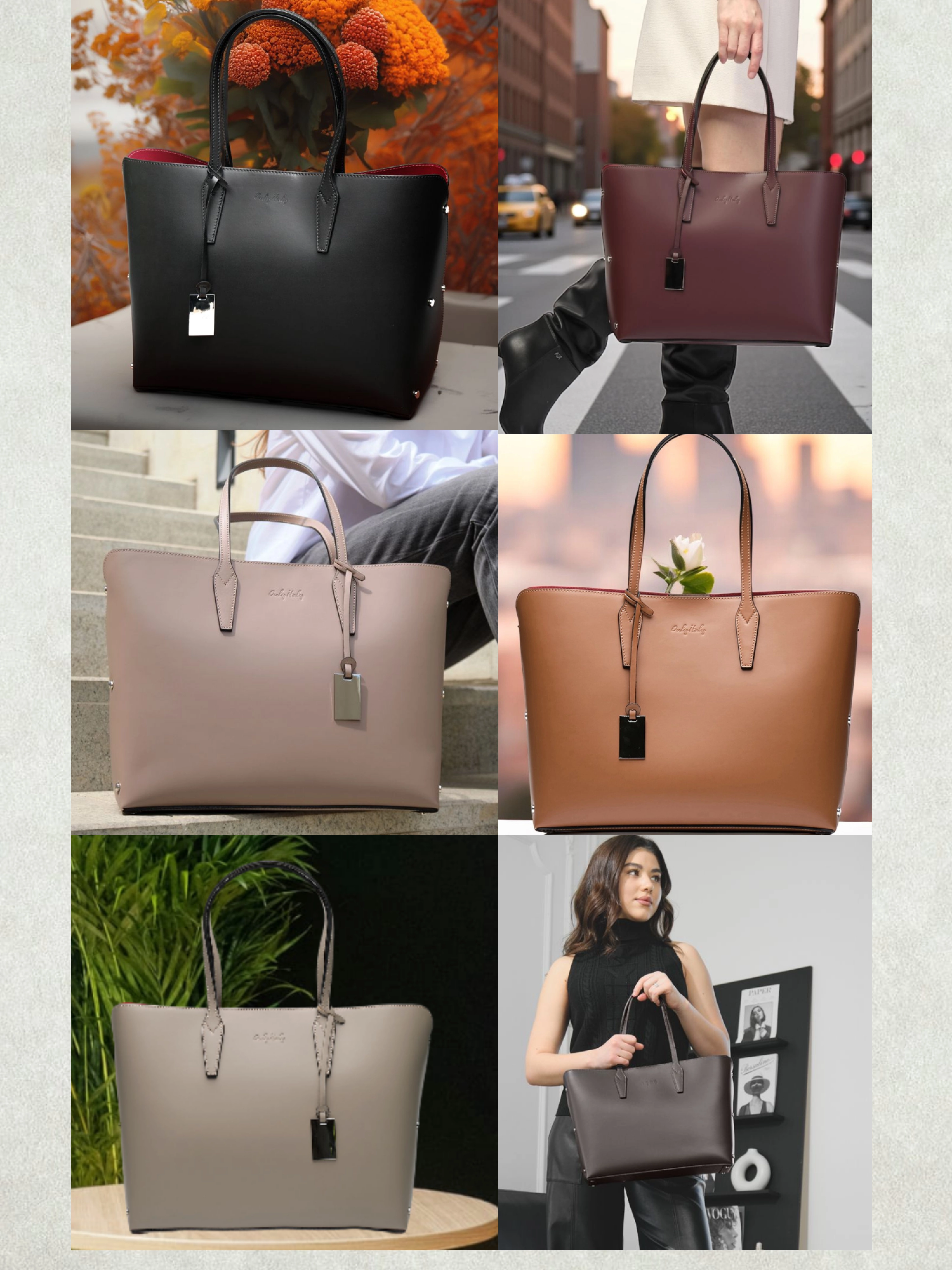 Сумка шоппер в рыжем цвете с брелоком Сумка шоппер Carla OiTREND