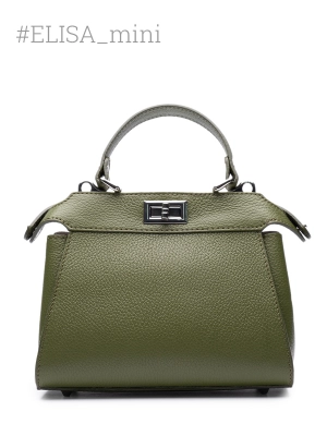 Сумка трапеция в цвете хаки ELISA_mini OiTREND