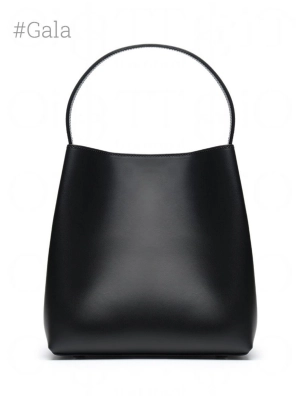 Тоут Gala из гладкой кожи в черном цвете OiTrend