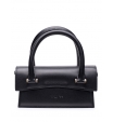 Кожаная сумка в черном цвете от бренда Patrizia Pepe