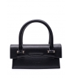 Кожаная сумка с ручками в черном цвете от бренда Patrizia Pepe