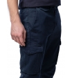 Брюки темно-синего цвета с накладными карманами Aeronautica Militare