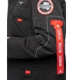 Куртка черного цвета с накладными карманами Aeronautica Militare