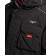 Куртка черного цвета с накладными карманами Aeronautica Militare