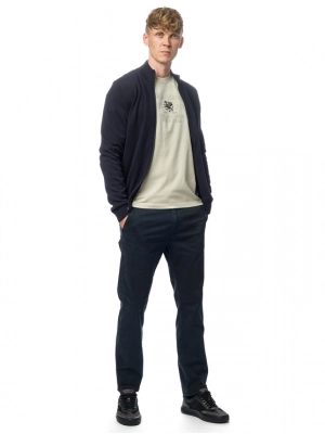 Лонгслив в бежевом цвете с лого бренда на груди Аeronautica Militare