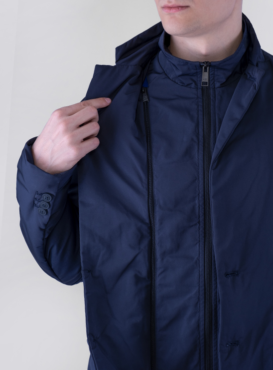 Куртка пиджак темно-синего цвета Armani Exchange