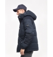 Куртка утепленная зимняя темно-синего цвета Armani Exchange