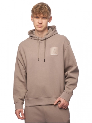 Худи в бежевом цвете с капюшоном Armani Exchange