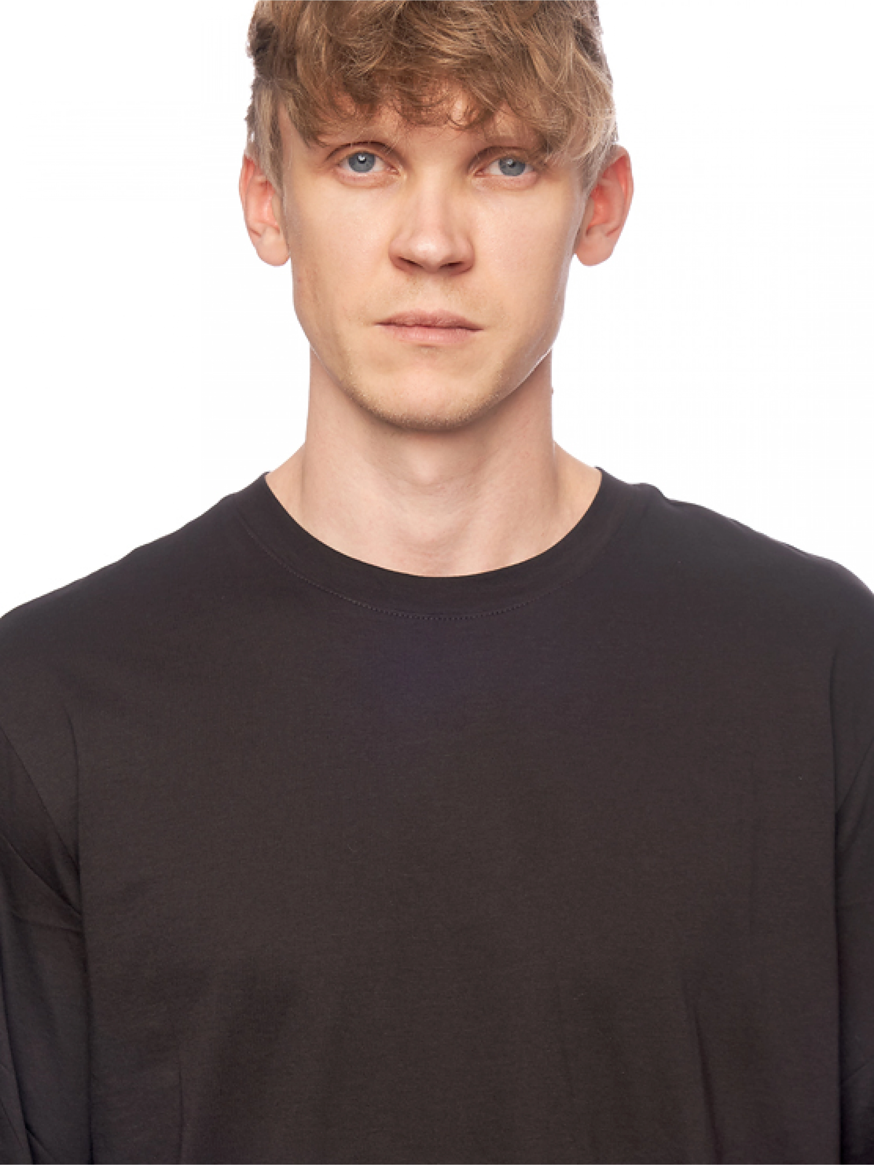 Лонгслив в черном цвете из тонкого хлопка Armani Exchange