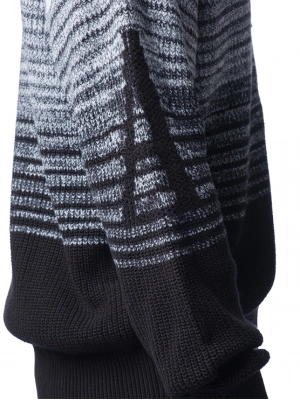 Кардиган комбинированного цвета с высоким воротником Armani Exchange