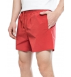 Плавательные шорты красного цвета с логоманией Armani Exchange