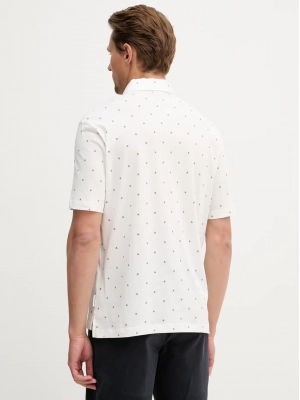 Белое поло Armani Exchange из мягкого хлопка