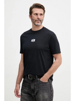 Тёмно-синяя футболка Armani Exchange – свободный крой