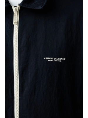 Тёмно-синяя демисезонная куртка Armani Exchange