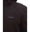 Куртка-парка с накладными карманами из ветрозащитного и влагооталкивающего материала Aeronautica Militare