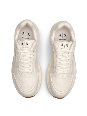 Кроссовки мужские Armani Exchange в молочном цвете