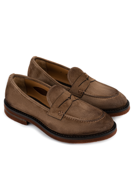 Кожаные туфли коричневого цвета Fabi