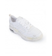 Белые кроссовки с бежевыми вставками  Premiata Drake 298
