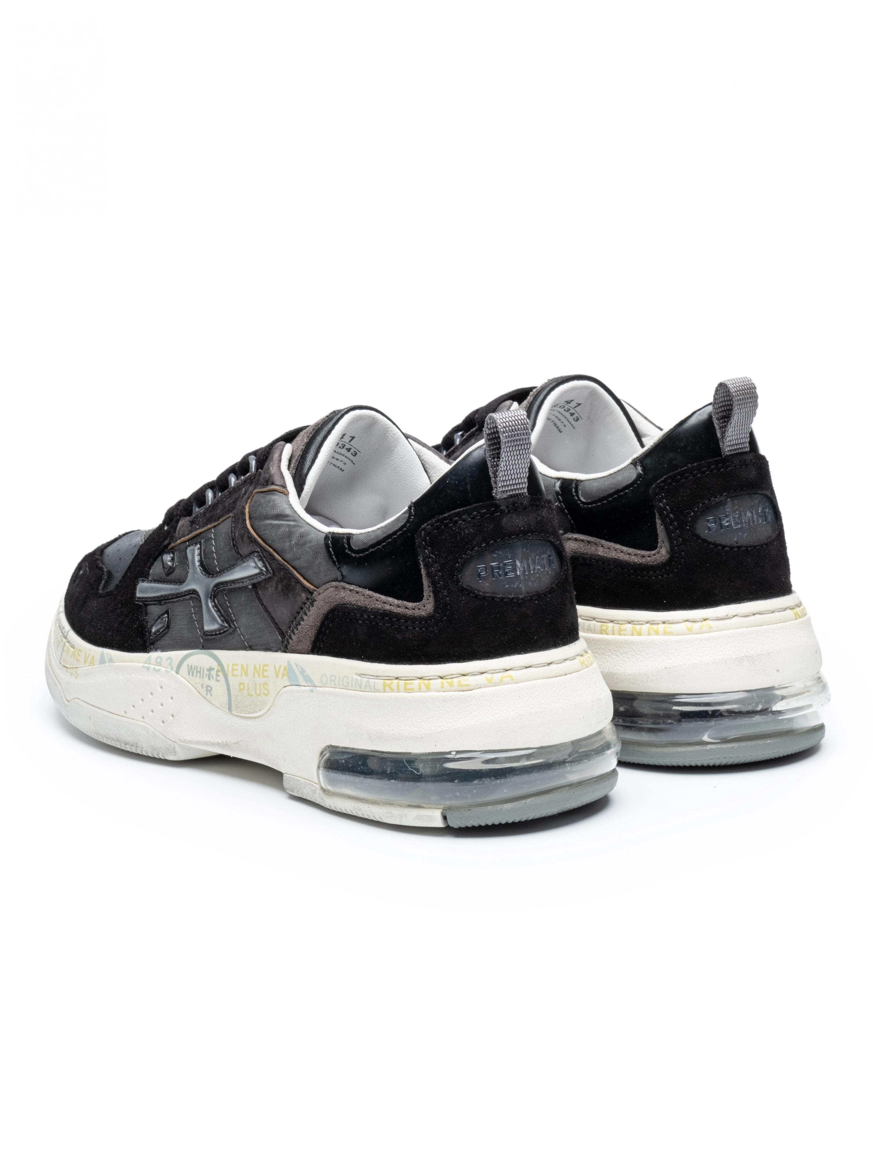 Кроссовки черного цвета Premiata Drake 343